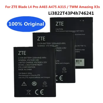 Высококачественный оригинальный аккумулятор Li3822T43P4h746241 для ZTE Blade L4 Pro A465 A475 A315 / TWM Amazing X3s Батареи для смарт-телефонов