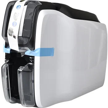Высококачественный принтер для ID-карт Zebra ZC100 Гибкая и безопасная машина для печати карт из ПВХ Односторонний принтер для идентификационных карт из ПВХ
