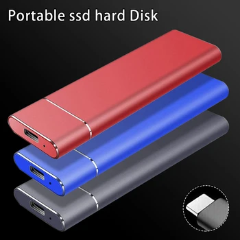 Высокоскоростной мобильный портативный твердотельный жесткий диск для ноутбуков и настольных компьютеров Ударопрочный прочный жесткий диск 1/2 ТБ SSD Decives