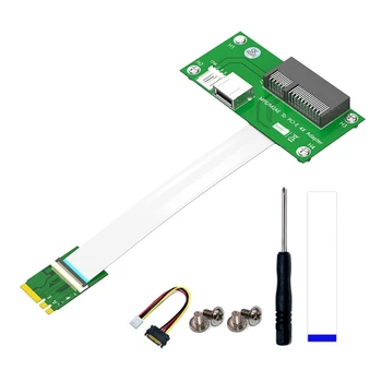 Горизонтальный кабель NGFF M.2 Key A/E для PCIExpress X4+USB с высокоскоростным FPC