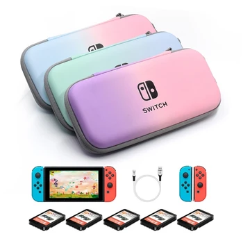  градиентный цветовой дизайн защитный чехол для переноски для Nintendo Switch Сумка для хранения Портативная дорожная сумка Игровые аксессуары