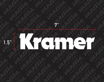 Для (2 шт.) KRAMER GUITARS наклейка виниловая наклейка