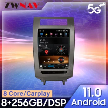 Для ACURA RL CARPLAY Android 12 Автомагнитола Стереоприемник Авторадио Мультимедийный плеер GPS Навигация