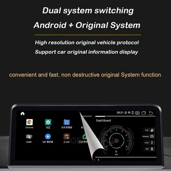 для BMW F10 F11 2010-2017 Android 13 ID8 Экран 10,25 дюйма Авто Carplay Монитор Головное устройство Мультимедийная навигация Видеоплеер 3