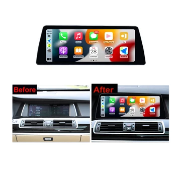 для BMW F10 F11 2010-2017 Android 13 ID8 Экран 10,25 дюйма Авто Carplay Монитор Головное устройство Мультимедийная навигация Видеоплеер 5