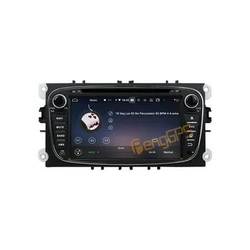 Для Ford Mondeo 2007 - 2010 Черный Android Авто Радио Стерео Мультимедиа DVD Плеер 2 Din Autoradio GPS Navigation PX6 Unit Screen 4