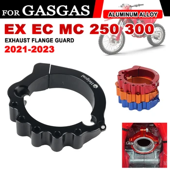Для GasGas Газ Газ EX EC MC 250 300 2021 2022 2023 MC300 EX250 Выхлопной наконечник Труба глушителя Зажим Фланец Защита Аксессуары для мотокросса