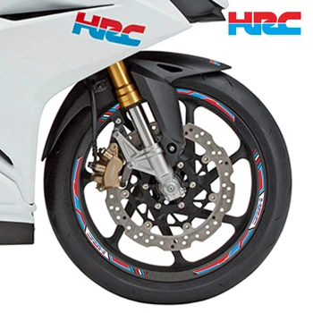 Для Honda HRC REPSOL CBR250RR CBR400RR CBR 250RR 400RR 17-дюймовая наклейка на обод колеса Аксессуары для мотоциклов Светоотражающие наклейки Полосы