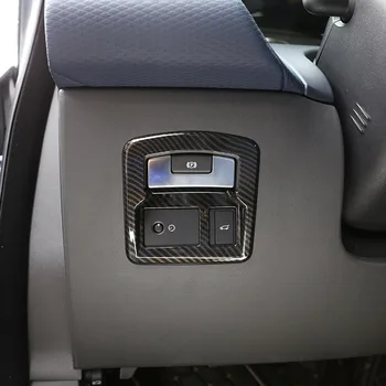 Для Land Rover Range Rover VELAR 2017-24 ABS Авто Внутренний Задний Дверной Переключатель Электронный Крышка Ручного Тормоза Отделка Наклейка Автомобильные Аксессуары 4