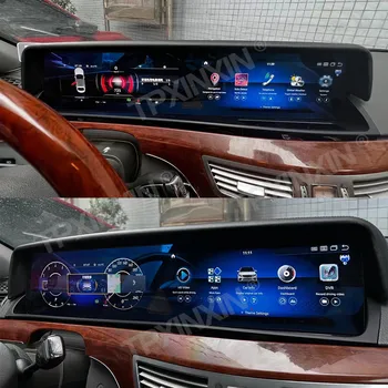 Для Mercedes Benz S Class W221 Ручная версия Рефит Автомобиль DVD Воспроизведение Мультимедийный плеер GPS навигатор Авто Радио Stere Навигационный ЖК-дисплей 4