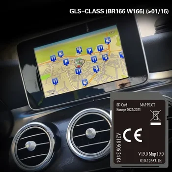 Для Mercedes GLS-CLASS (BR166 W166) (01/16) 32GB Навигационная карта SD Map Europe