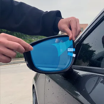 Для MG ZS HS GT GS 6.5 Автомобильное зеркало заднего вида Анти-Туман Анти-Дождь Пленка Вода Дождезащитная Защитная Пленка 2021 2020 Аксессуары