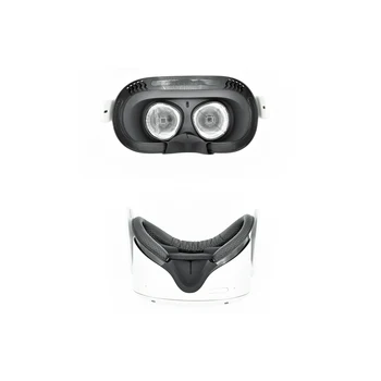 Для Oculus Quest 2 Маска для глаз Чехол для очков VR Мягкая накладка для глаз для лица с аксессуарами для крышки объектива VR 0