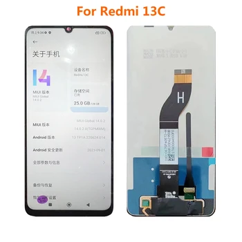  для Redmi 13C LCD Poco C65 Дисплей Дигитайзер в сборе Запасные части 100% проверено