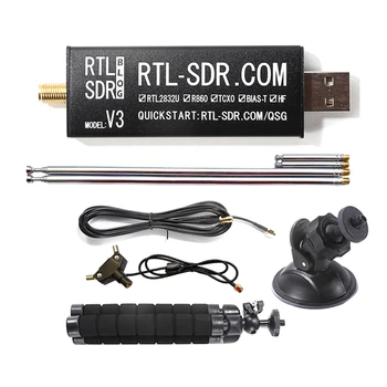 Для RTL-SDR Блог V3 R820T2 Обновление R860T TCXO Программный радиоприемник Черный радиоприемник
