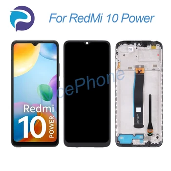  для ЖК-экрана RedMi 10 Power + сенсорный дисплей дигитайзера 1650 * 720 для ЖК-экрана RedMi 10 Power