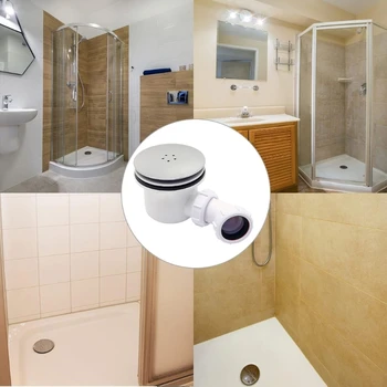  Долговечный 90-миллиметровый сифон для душа Универсальный латунный слив для душа для ванной комнаты 1