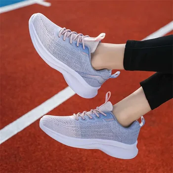 дышащий женские летние ботинки с круглым наконечником Кроссовки для бега женские дизайнерские туфли люксового бренда женские кроссовки спортивные YDX2 4