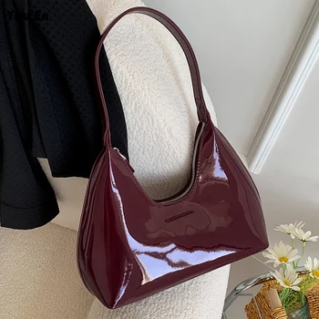 Женская кожаная сумочка новая высококачественная текстурная модная сумка через плечо ретро сумка для пельменей