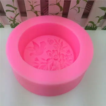 Животное Птица Цветок Роза 3D шоколадное мыло Формы DIY помадка инструменты для украшения торта силиконовая форма кухонная посуда для выпечки 3