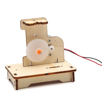 Забавная наука Физический эксперимент Малые изобретения Образование DIY Ручная кривошип Генератор Модель Дети Обучающая игрушка 3