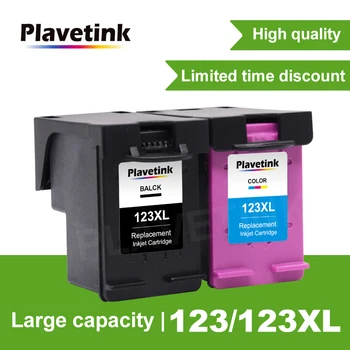 Замена чернил Plavetink 2130 для HP 123 123XL Замена черного картриджа для принтера HP Deskjet 1110 4513 4560 3830 IP123 0