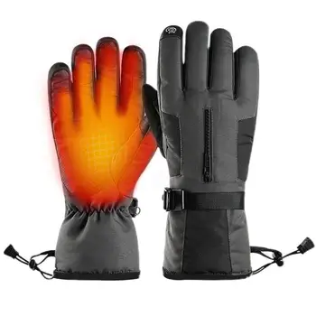 Зимние теплые перчатки Водонепроницаемые ветрозащитные тепловые перчатки с сенсорным экраном Теплые принадлежности для мотоцикла Лыжи Бег Велоспорт для взрослых
