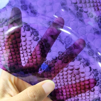  змеиный принт ПВХ виниловая ткань синтетическая кожа для сумок прозрачная пластиковая поделка diy сумка искусственная кожа искусство дома #ghrm