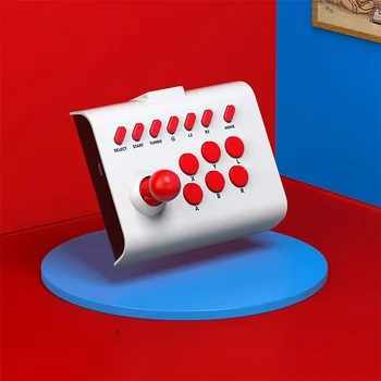 Игровая консоль BT Беспроводной аркадный джойстик, совместимый с ПК, Android, IOS, переключателем мобильного телефона, TV P4