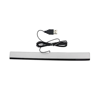 Игровые аксессуары для Wii Сенсорная панель Проводные приемники ИК-сигнал Луч USB Штекер Замена датчика Бар Ресивер для WII/WIIU 1
