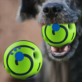 Игрушечный мяч для собак Безопасная жевательная резинка Надувные игрушки из ПВХ для щенка Большие собаки Чистка зубов Мячи для домашних животных Писк Интерактивные игрушки Игры Игрушки 0