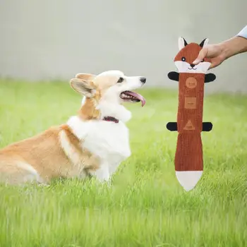 Игрушка для собак Долговечная жевательная игрушка для собак Устойчивая к укусам Жевательная игрушка для собак Скрипучая игрушка для домашних животных для выдачи лакомств для зубов Привлекательная для щенков