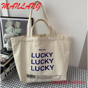Изготовленная на заказ сумка-шопер из эко-хлопка с несколькими карманами холщовая сумка с индивидуальным логотипом
