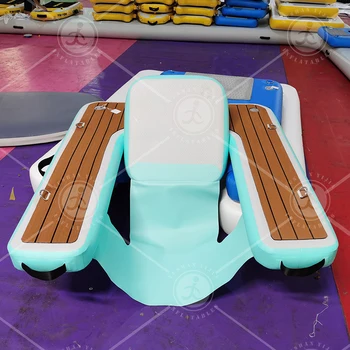  Индивидуальные горячие продажи Летнее оборудование для водных игр Надувной плавающий стул с разными цветами 0