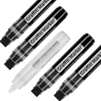 Качественный маркер Краска Пластиковые ручки с плавным течением, 4