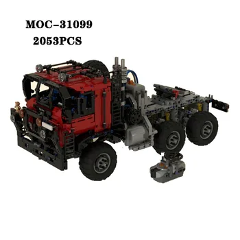 Классический строительный блок MOC-31099 Вездеходный внедорожный грузовик 2053PCS Сращенная модель Взрослая и детская игрушка Подарок на день рождения