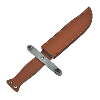 Кожаные ножны Прямой чехол для ножей Карман Складной нож Ножны Носители Кобуры Ножницы ручной работы Подарок для мужчин