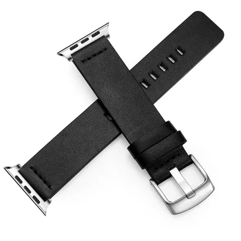 Кожаный ремешок для Apple Watch Band Ultra 8 7 6 SE 5 4 3 2 45 мм 41 мм мягкий correa iWatch 49 мм 44 мм 42 мм 40 мм 38 мм Браслет 4