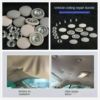  Комплект для ремонта обшивки крыши автомобиля Исправить провисание потолка Штифт для Skoda Fabia Superb Yeti Octavia A7