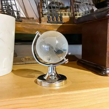 Круглый шар Земли Мини для офисного шара из искусственного кристалла Шар decoración hogar 5