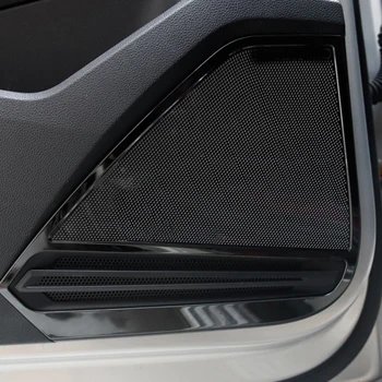 Крышка громкоговорителя для Volkswagen Tiguan MK2 2017-2021 Внутренняя дверь Крышка динамика Отделка Звук Украшение Формовка Автомобильные аксессуары