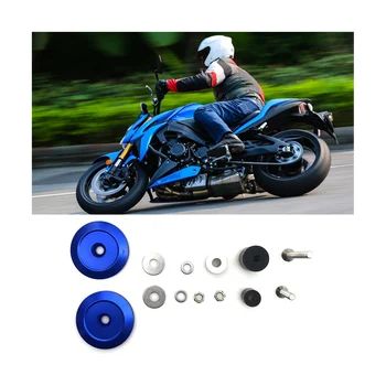 Крышка отверстия рамы для SUZUKI GSX-S1000 2016-2020 GSX-S1000GT 2022 KATANA 2019-2022 Крышка штекера мотоцикла синяя
