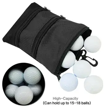  Легкая сумка для мяча для гольфа Хранение футболок для гольфа с карабином Поясная сумка Небольшие спортивные аксессуары Сумка для мужчин и женщин 2