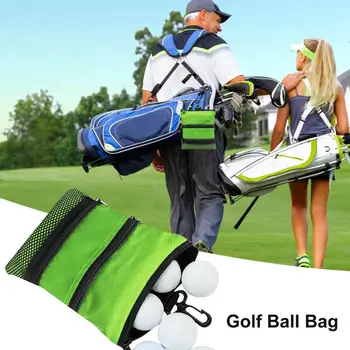  Легкая сумка для мяча для гольфа Хранение футболок для гольфа с карабином Поясная сумка Небольшие спортивные аксессуары Сумка для мужчин и женщин 4
