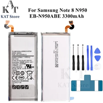 Литий-полимерный аккумулятор для мобильного телефона для Samsung Galaxy Note 8 N950 EB-N950ABE 3300 мАч Замена аккумулятора