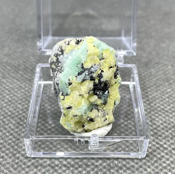 ЛУЧШИЙ! 100% натуральный зеленый изумруд минерал драгоценный камень образцы кристаллов драгоценного качества камни и кристаллы кристаллы кварца (размер коробки 3,4 см) 5