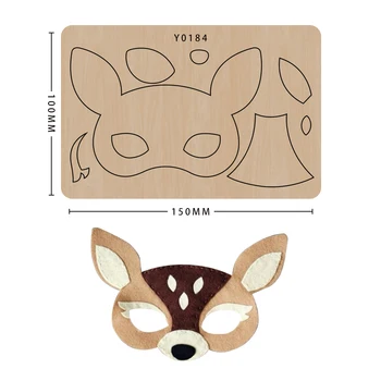 Матрица Fox Mask для поделок своими руками, деревянные режущие штампы, штампы для скрапбукинга, машина Big Shot