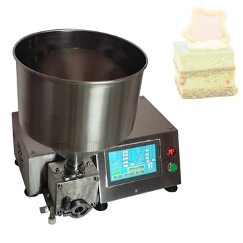  Машина для наполнения крема Машина для розлива тортов и шоколадного джема Машина для наполнения слоеного мяса