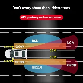 Миллиметр для Audi A3 Хэтчбек 2014-2020 Волновой радар Мониторинг слепых зон BSA BSD BSM Assist Безопасность вождения Помощь при смене полосы движения 1