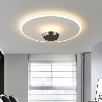 Минималистичный скандинавский светодиодный потолочный светильник Бытовая техника для спальни Домашний декор Para Hogar Moderno Lampara Led Techo Plafonnier 2